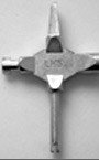 Klíč víceúčelový LK5 (01.035) - Vložky,zámky,klíče,frézky Zámky rozvaděčové, přísl.